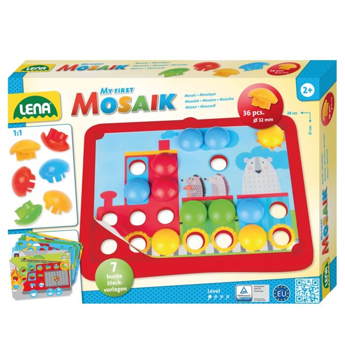 Lena Prvi mozaik- Motiv vozila, Šarena