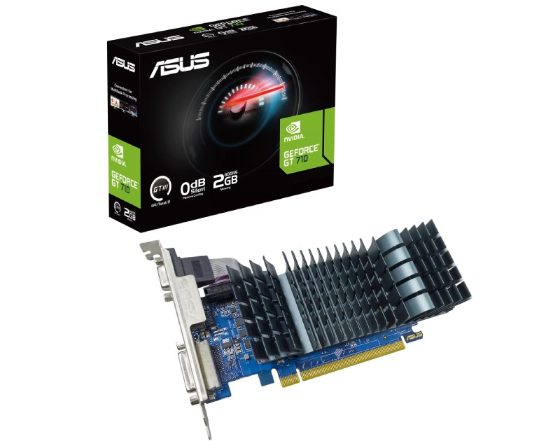 ASUS grafička kartica nVidia GeForce GT 710 2GB 64bit GT710-SL-2GD5-BRK-EVO