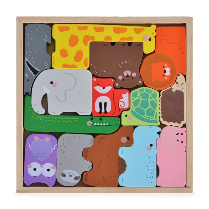 Moni Slagalica životinje puzzle, Šarena