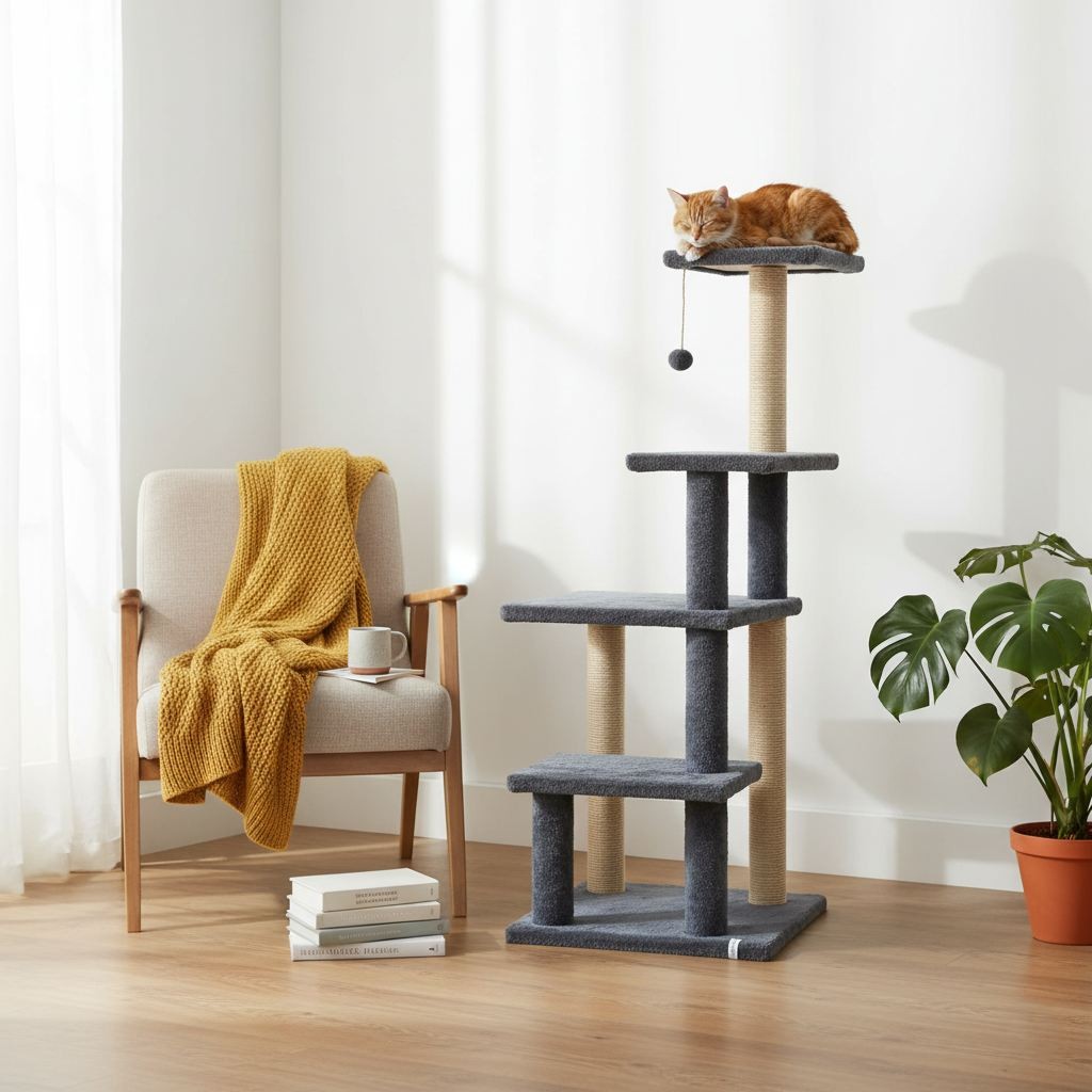 Grebalica za mačke Paws & Whiskers Alessi, antracit