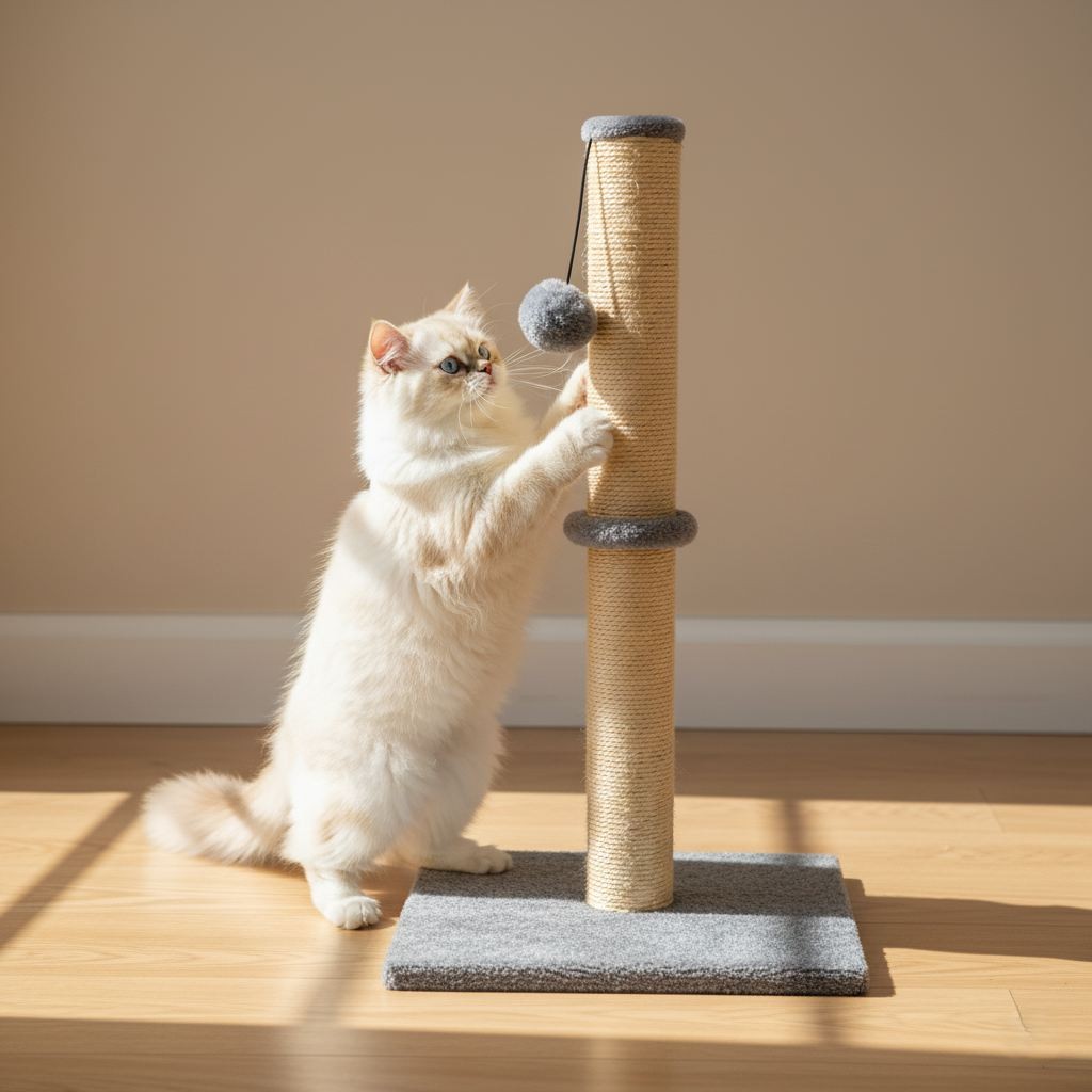 Grebalica za mačke Paws & Whiskers Cyra, bež