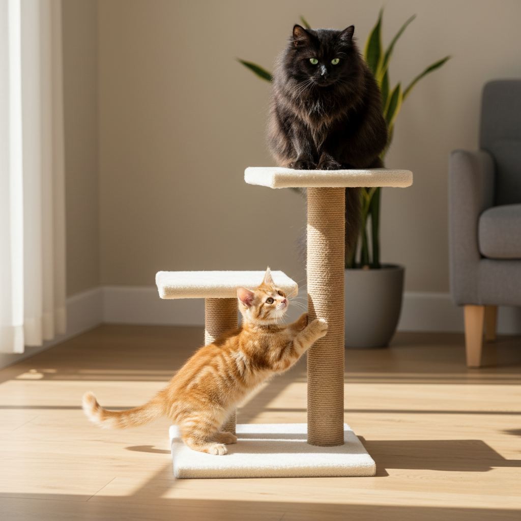 Grebalica za mačke Paws & Whiskers Luzi, bijela