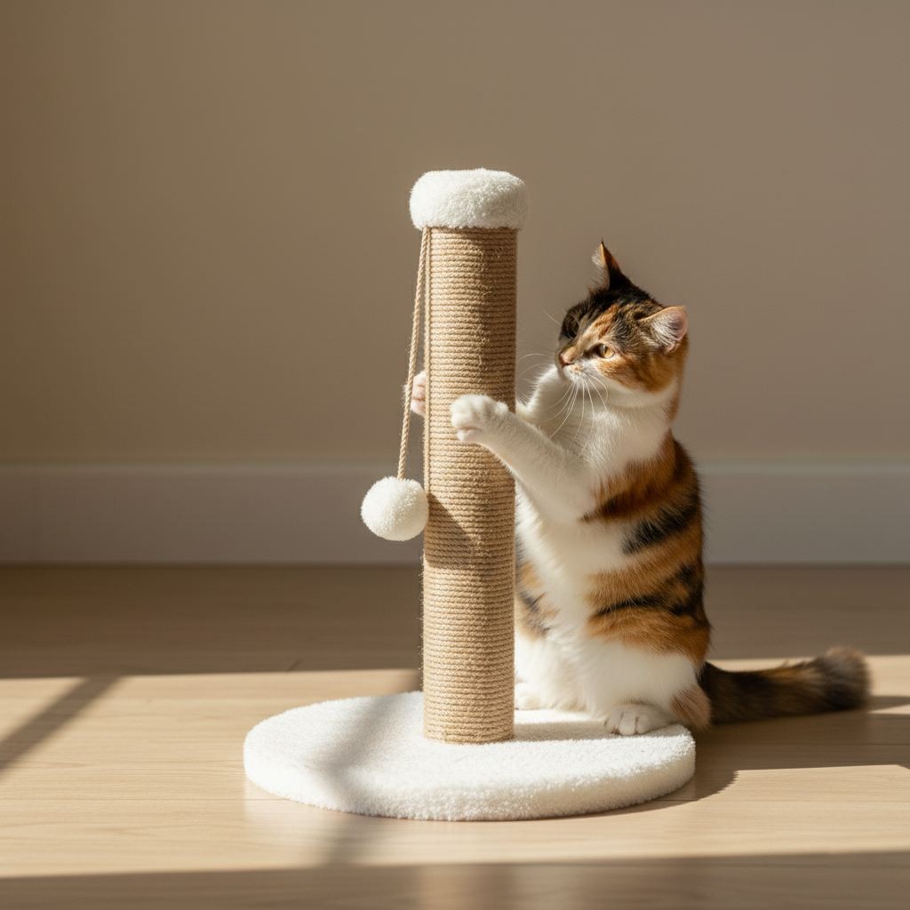 Grebalica za mačke Paws & Whiskers Coris, bijela