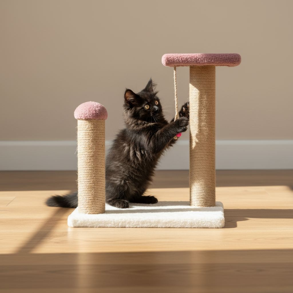 Grebalica za mačke Paws & Whiskers Elsa, prljavo ružičasta