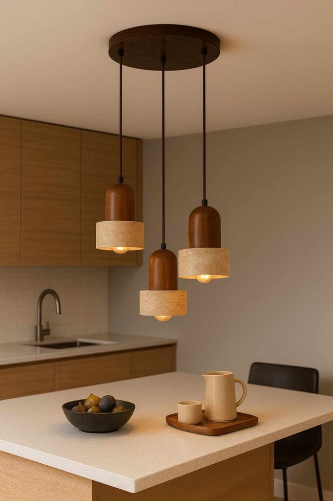 Opviq Luster Lower C, 3 x E27 Max, 40W, Smeđa