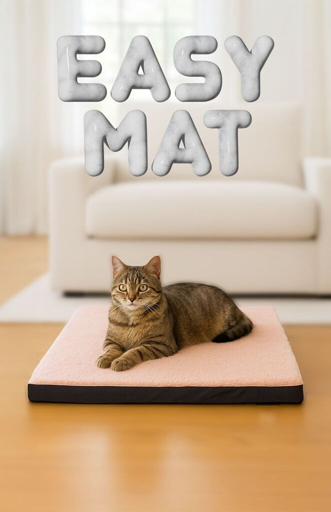 Paws & Whiskers krevet za kućne ljubimce Easy Mat, 60x80x5 cm, roze