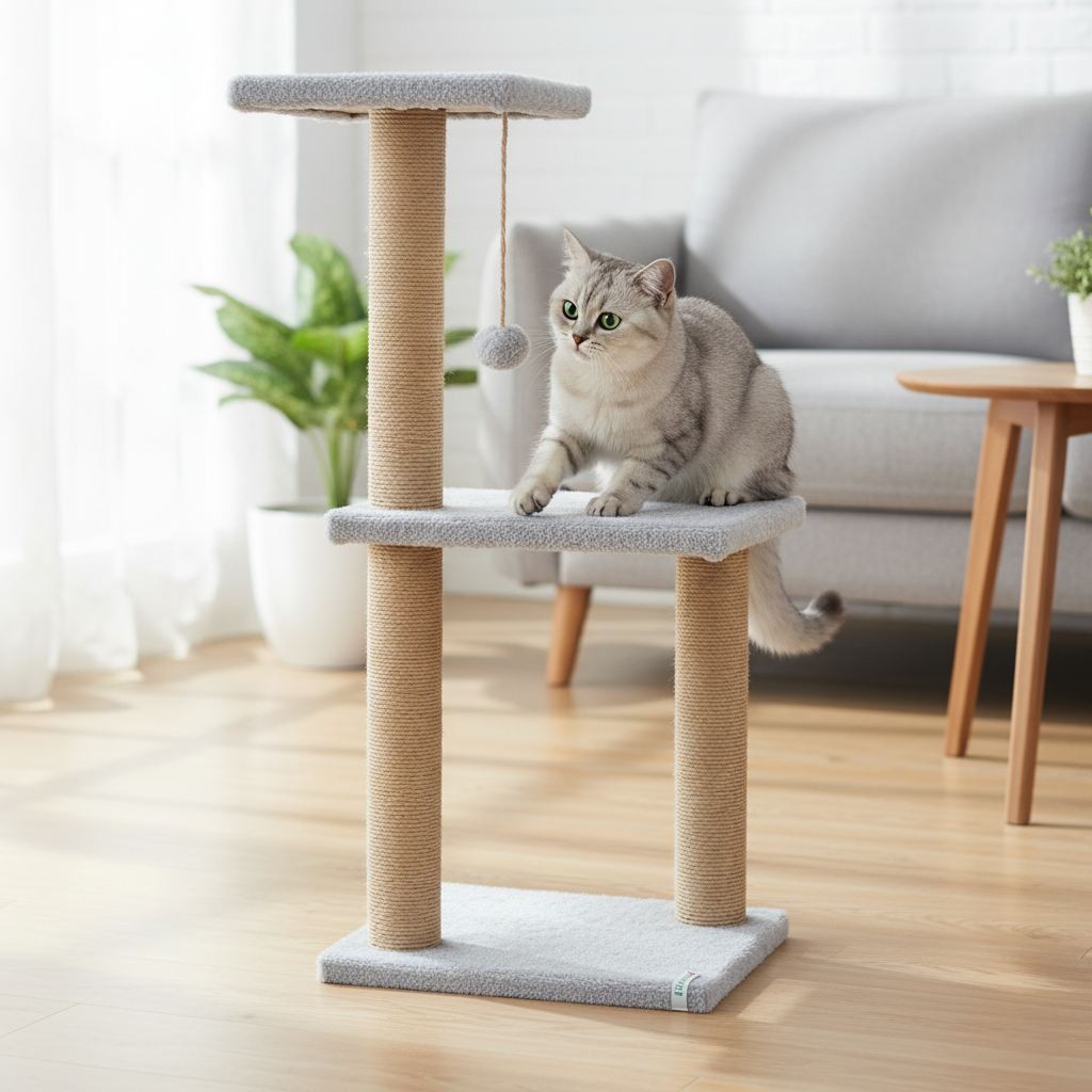 Grebalica za mačke Paws & Whiskers Tina 1, siva