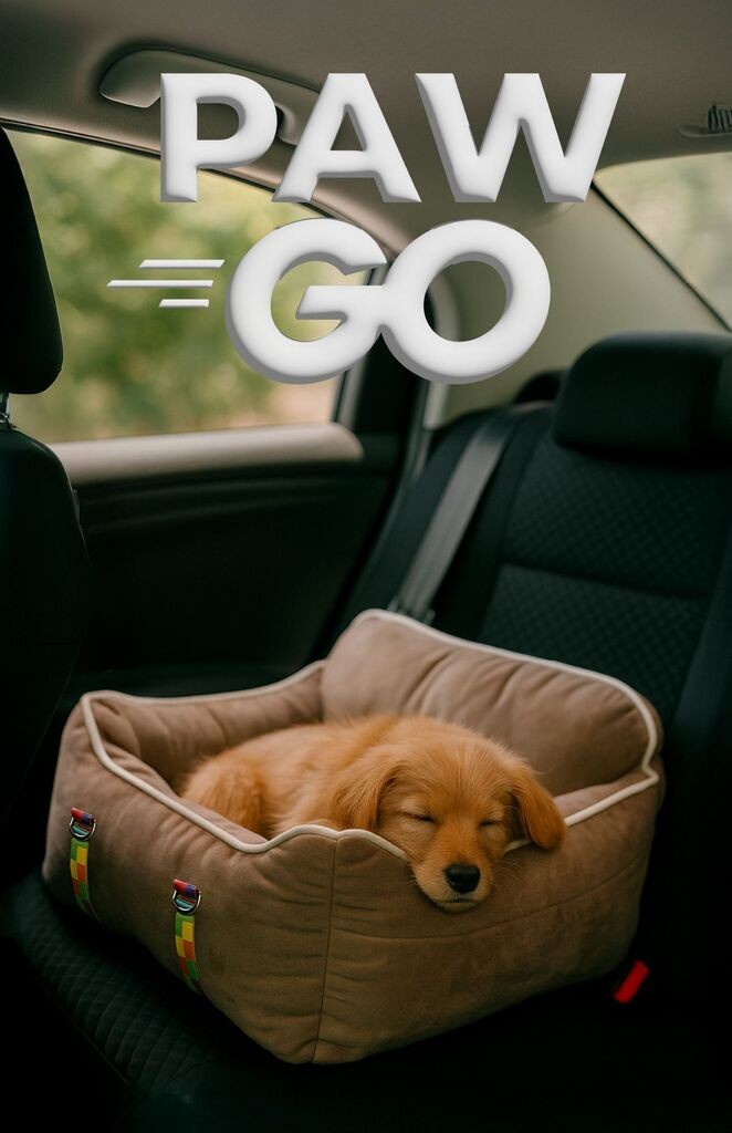 Krevet za kućne ljubimce Paw Go, 40x55x15 cm, bež