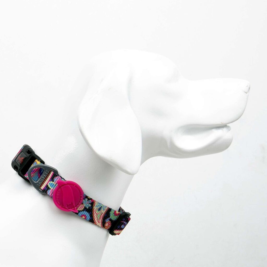 Ogrlica za pse Paws & Whiskers s uzorkom paisley, šarena