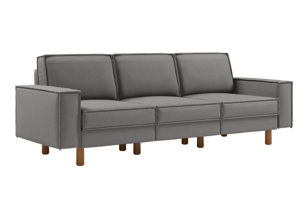 Atelier del Sofa Trosed Sparrow Extra 3, 238x89x87 cm, Tamno siva