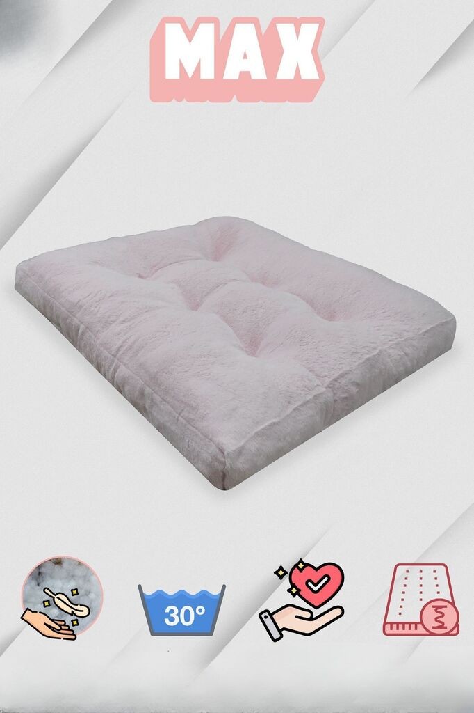 Krevet za kućne ljubimce Paws & Whiskers Max Dog, 60x50x5 cm, roze