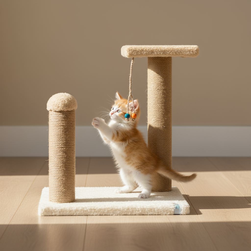 Grebalica za mačke Paws & Whiskers Elsa, bež