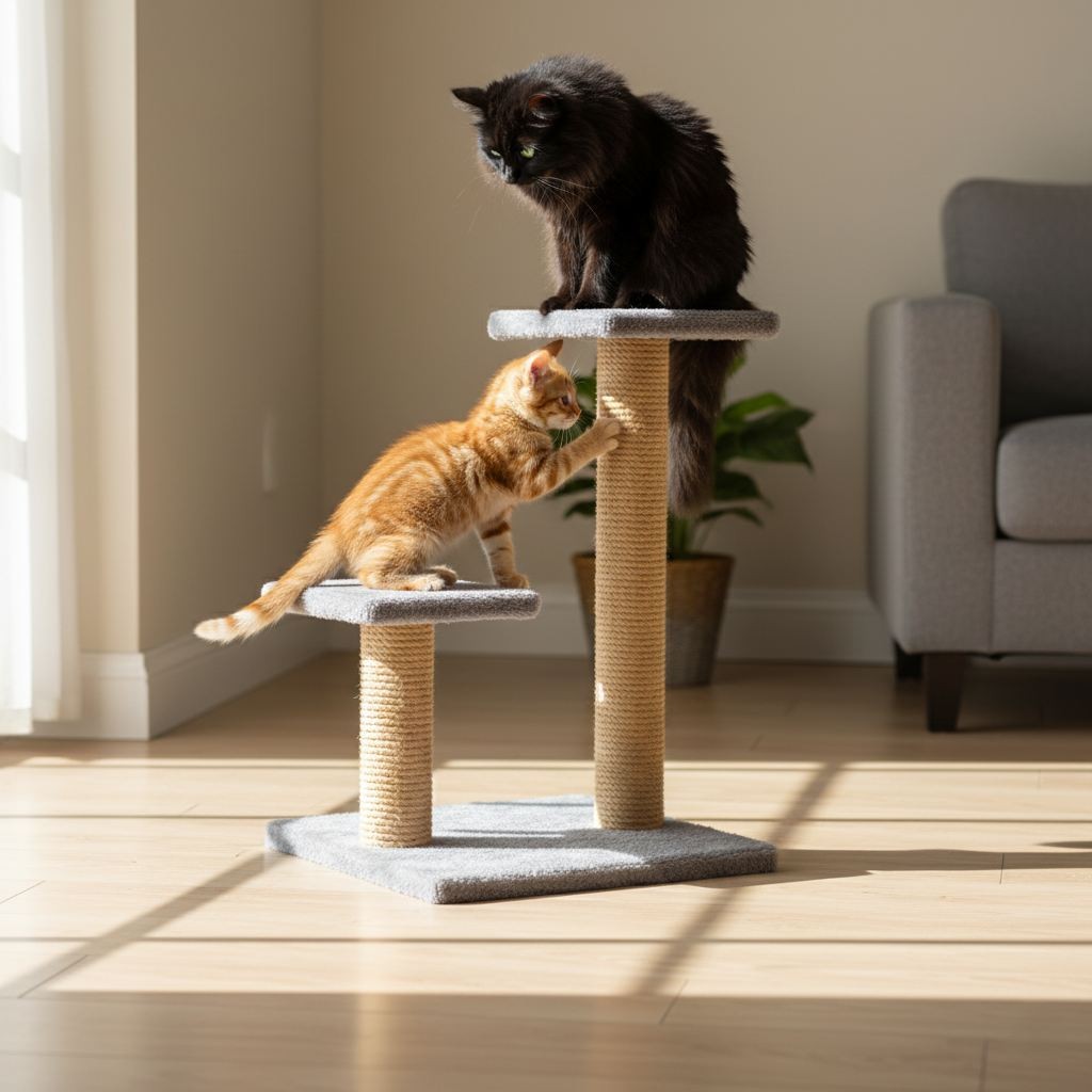 Grebalica za mačke Paws & Whiskers Luzi, siva