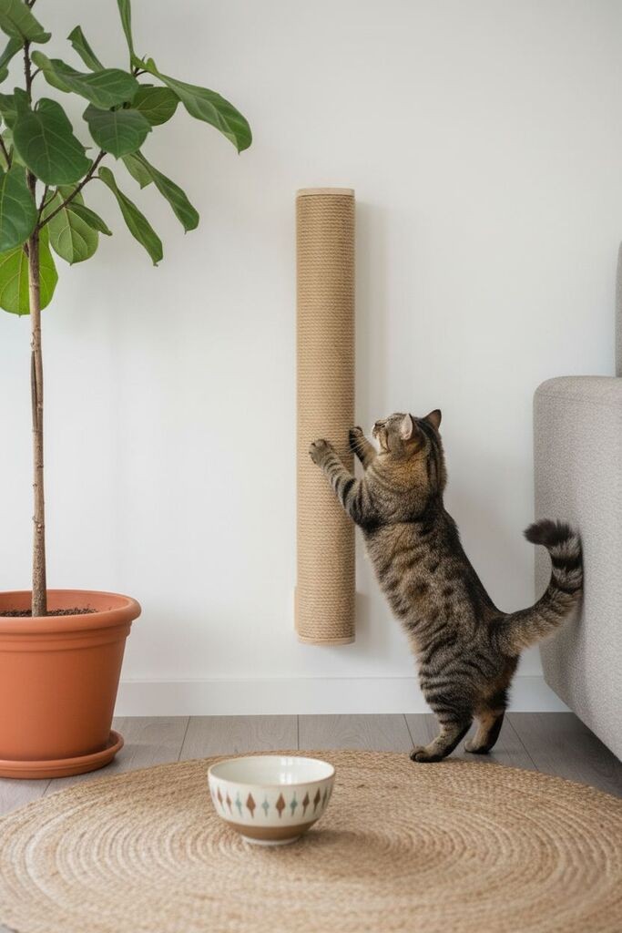 Grebalica za mačke Paws & Whiskers Malta 50, bež