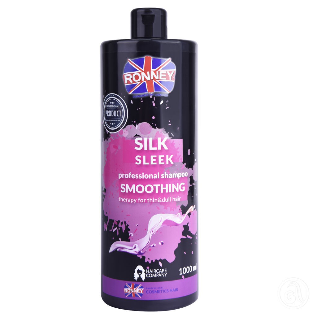 Ronney  Šampon za tanku i kosu bez sjaja Silk Sleek, 1000ml