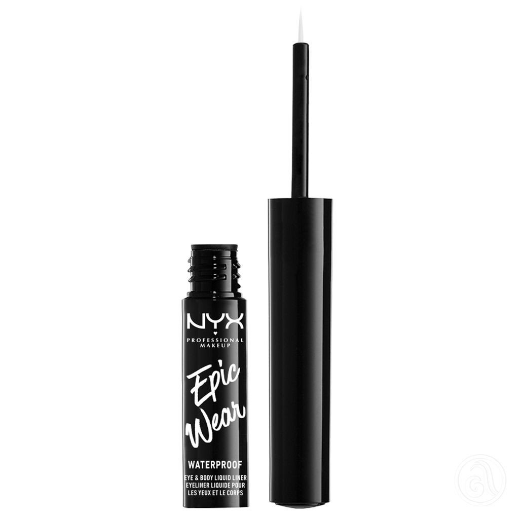 NYX Professional Makeup Vodootporni tečni mat ajlajner EWSPLL04, 3,5 ml, Bela