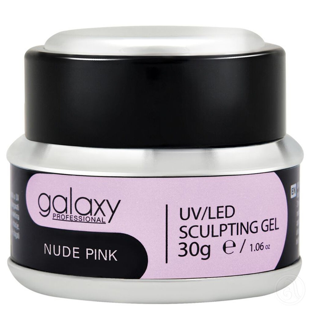 Galaxy Gradivni kamuflažni gel Professional UV/LED Nude, 30g, Roze