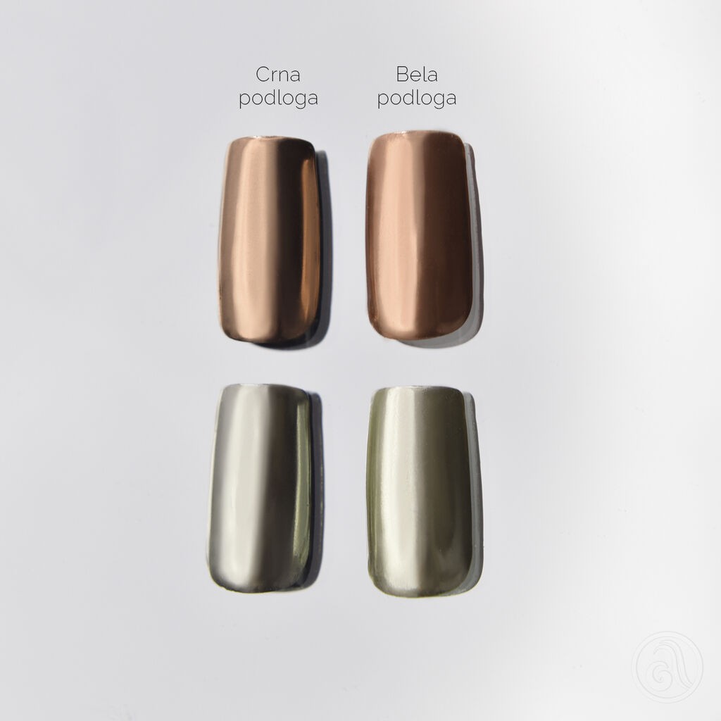 Perfect Nails Hrom Za Nokte Sa Aplikatorom  GP06,Platinum/Bronza