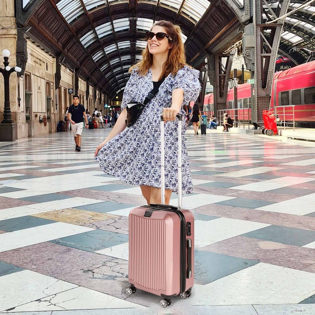 Scandinavia Kofer Carbon serije,40l,roza