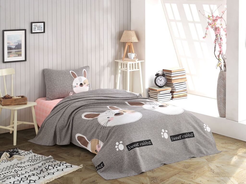 L'essentiel Maison Set Prekrivač Tavsancik, 160x235cm, Siva