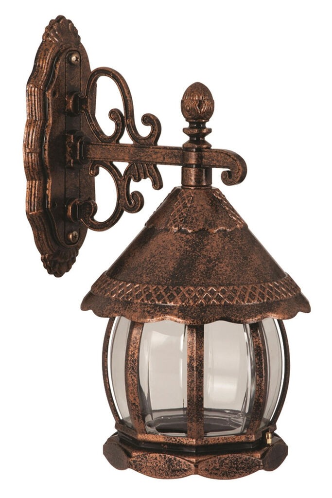 Opviq Vanjska zidna lampa BAP-68184-BKR-M2, 32x20 cm, E27, 40W, IP65, Smeđa