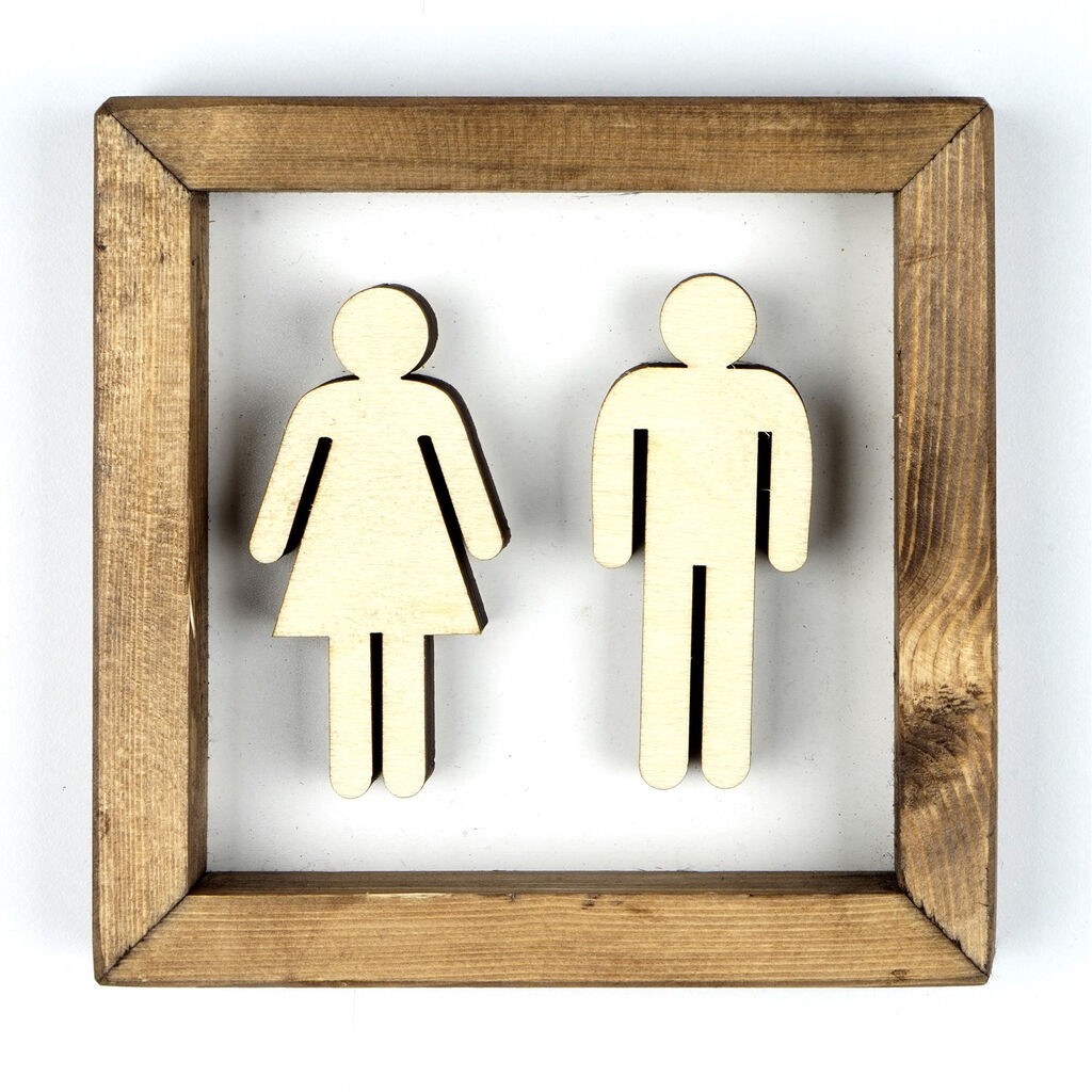 Wallity Zidna dekoracija WC001, 17x3,5x17 cm, Smeđa boja