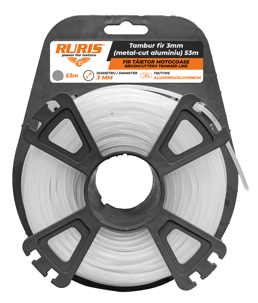 Ruris Struna za trimer, 3.0mmx53m