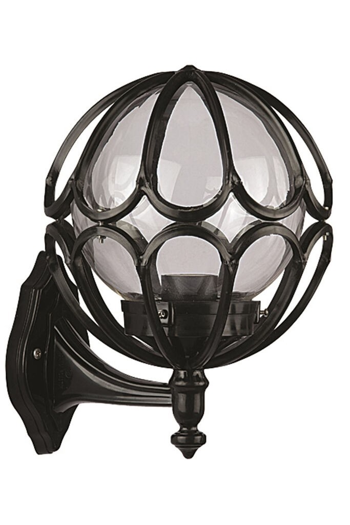 Opviq Vanjska zidna lampa BAP-68081-BSY-M2, IP65, E27, 34 cm, Crna