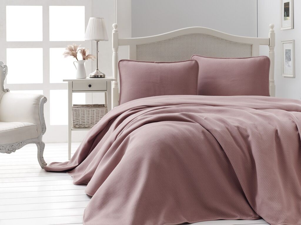 L'essentiel Maison Set Prekrivač za bračni krevet Liv, 220x240cm, roze