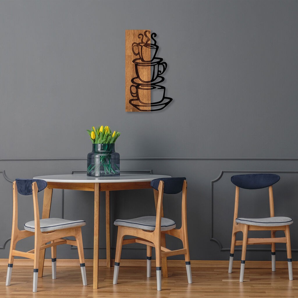 Wallity Zidna dekoracija MA-296, 34x58 cm, Smeđa boja