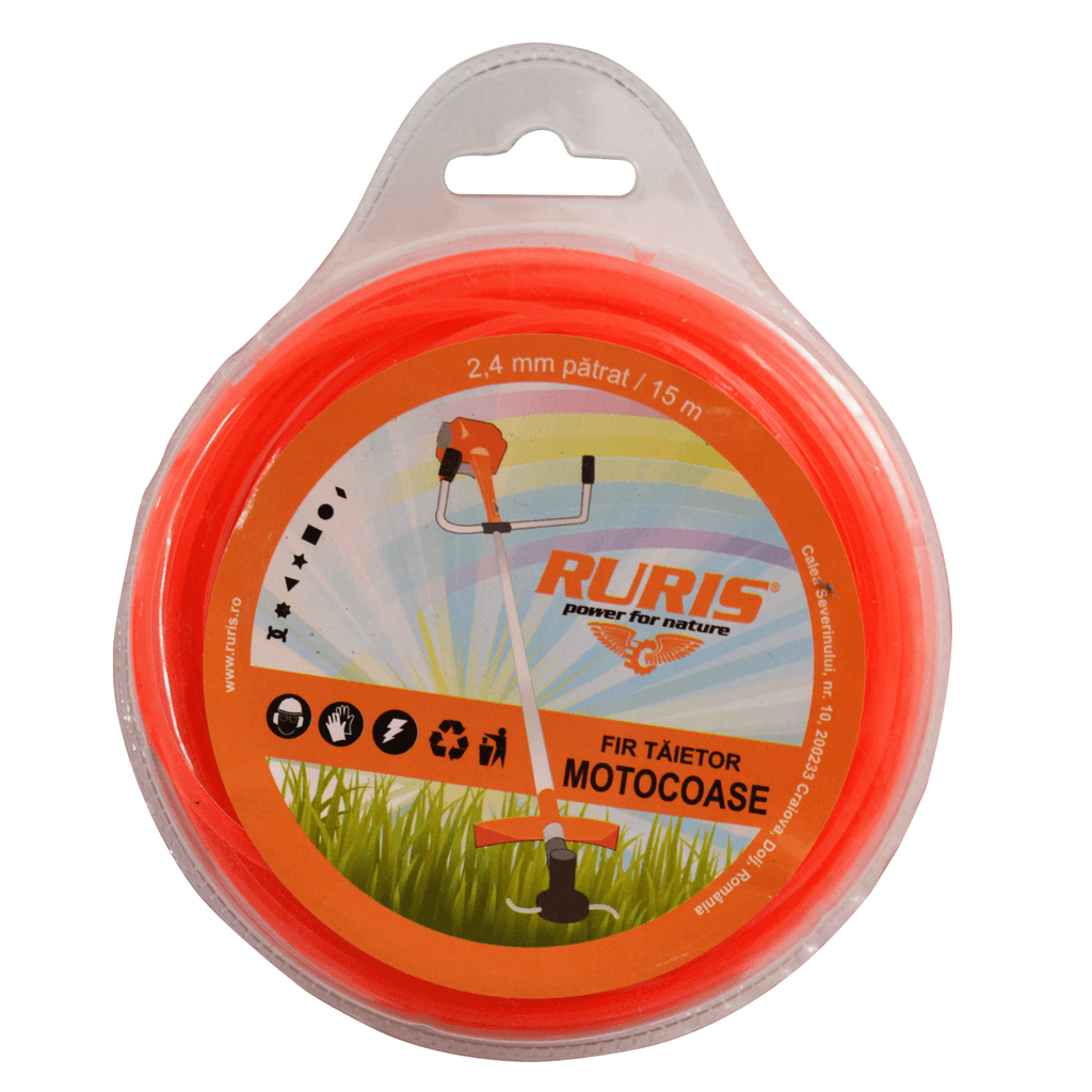 Ruris Struna za trimer, 2.4mmx15m