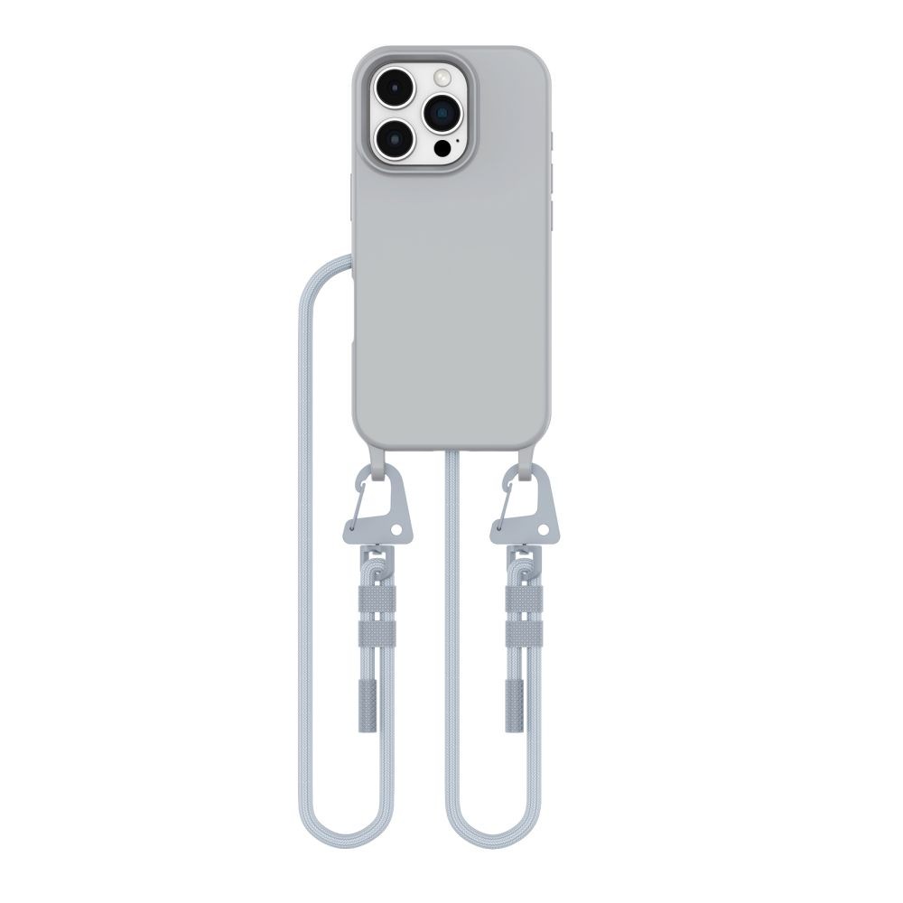 Tech-Protect Magsafe maska za mobilni telefon Iphone 16 Pro Magnecklace, Crayon Grey