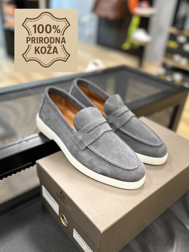 Chekich Muške mokasine, Sive