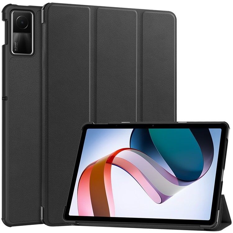 Tri-fold preklopna futrola za mobilni telefon Xiaomi Redmi Pad SE, Crna