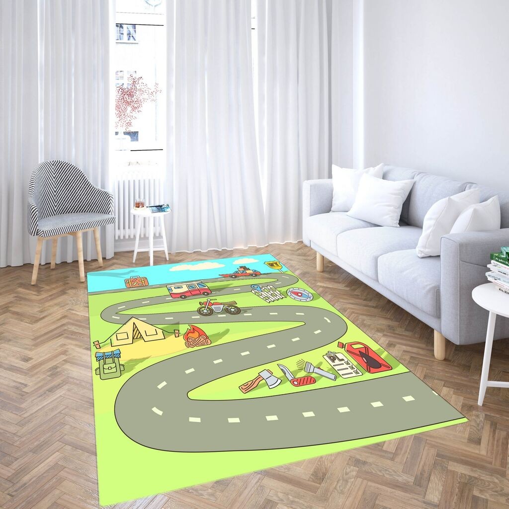 Conceptum Hypnose Tepih Cgkids11, Pravougaoni, 100 x 140 cm, Šareni