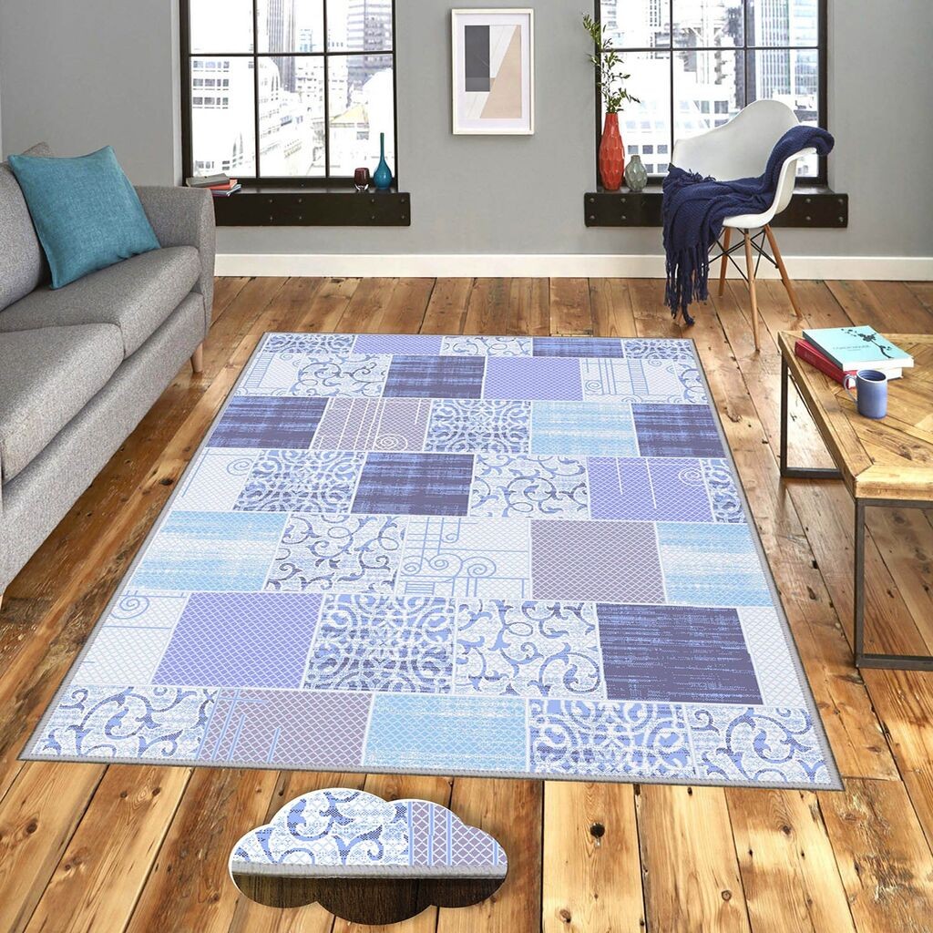 Conceptum Hypnose tepih Eexfab936-1, pravokutni, 180 x 280 cm, svijetloplava