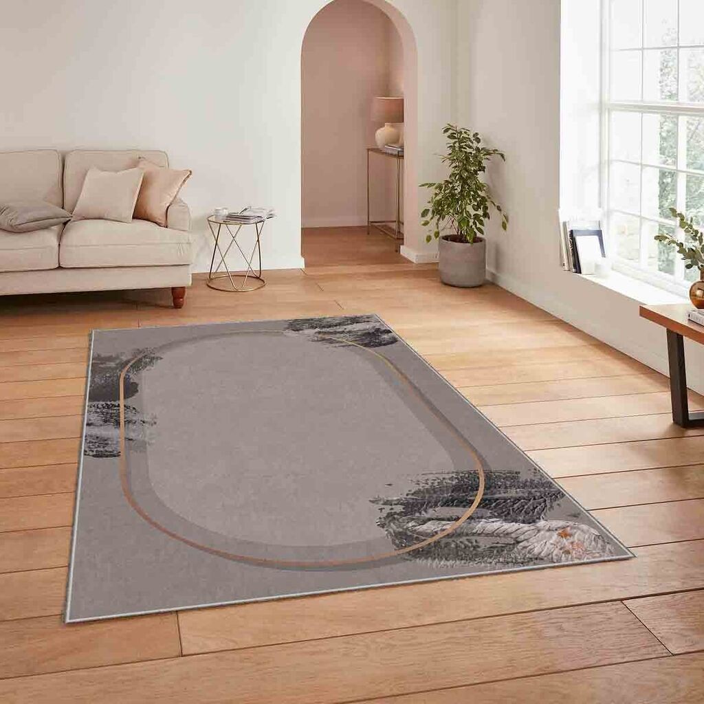 Conceptum Hypnose tepih HM-CRP25-41, pravokutni, 80 x 140 cm, siva