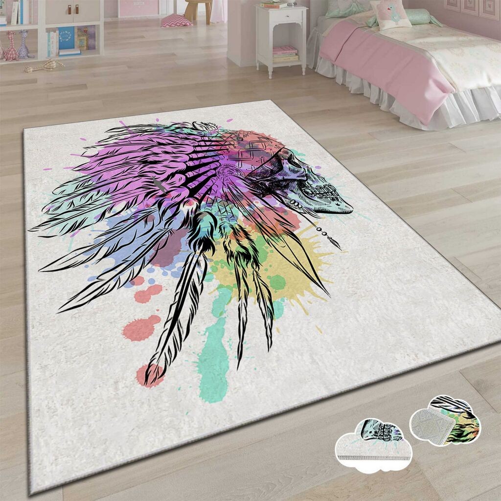 Conceptum Hypnose Tepih Csbrghl-201, Pravougaoni, 100 x 180 cm, Šareni