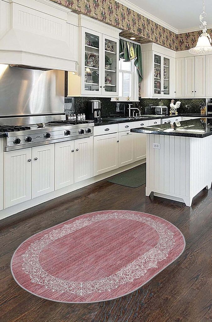 Conceptum Hypnose Tepih Hmnt905, Ovalni, 80 x 150 cm, Roze