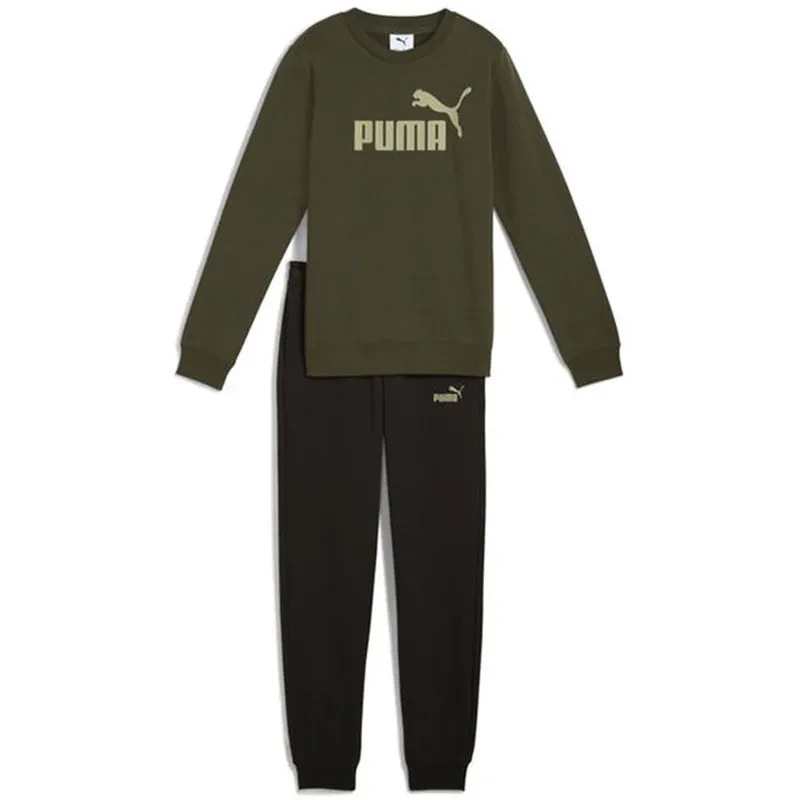Puma Boys Trenerka Puma Ess No.1 Logo Crew Trenerka Fl B, Maslinasta