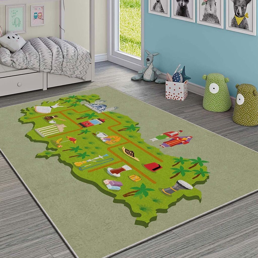 Conceptum Hypnose tepih Hmi Kdc-84, pravougaoni, 80 x 140 cm, zeleni