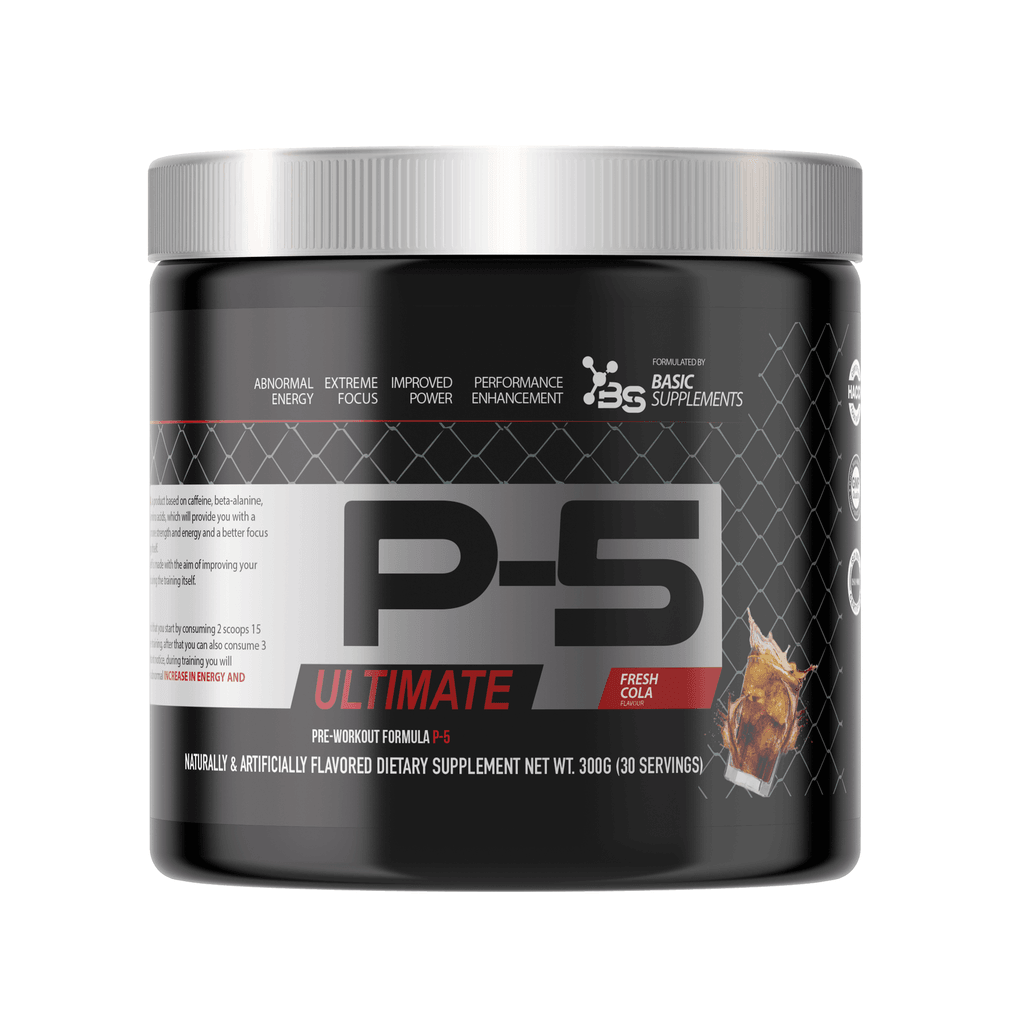 Basic Supplements Prework NO P-5 Ultimate, 300g, Coca Cola