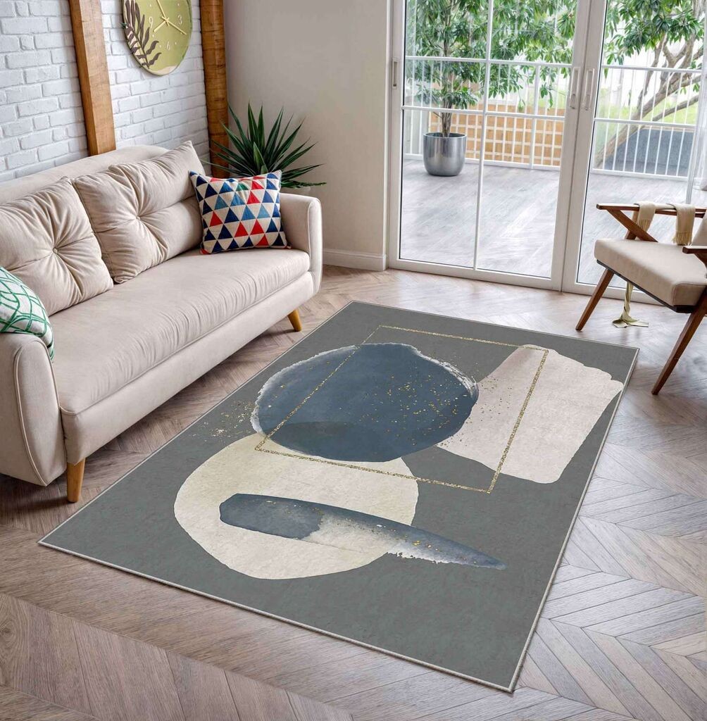 Conceptum Hypnose Tepih Shml26, Pravougaoni, 100 x 140 cm, Sivi