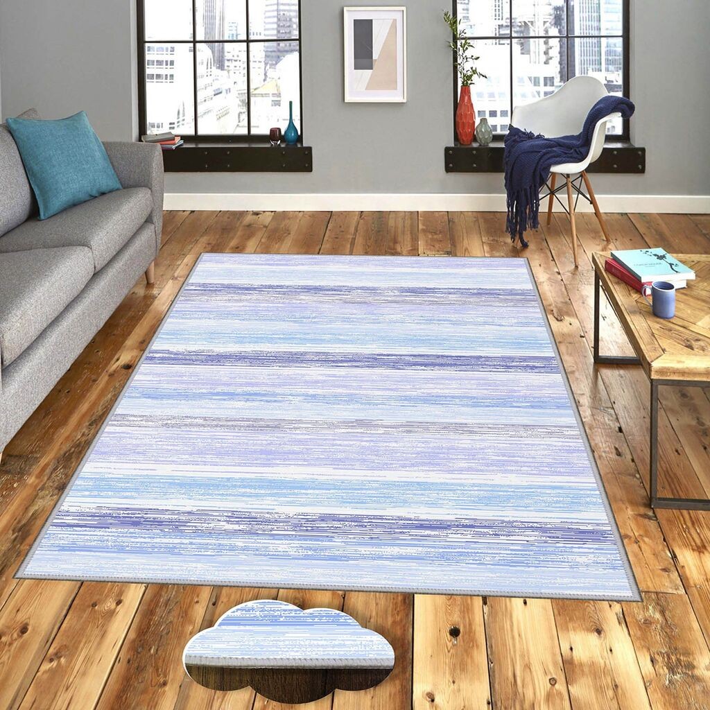 Conceptum Hypnose Tepih Eexfab968-1, Pravougaoni, 100 x 200 cm, Plavi