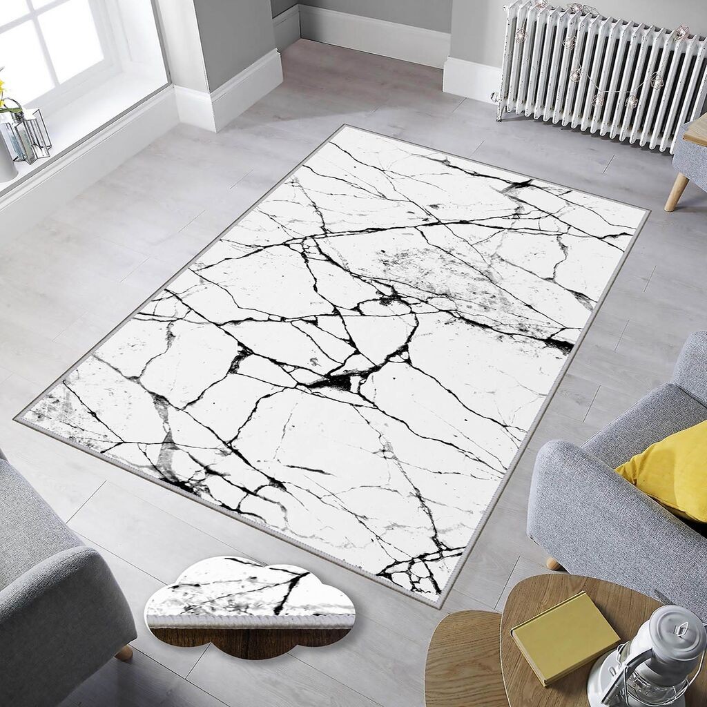 Conceptum Hypnose tepih Eexfab816, pravougaoni, 80 x 200 cm, bijeli