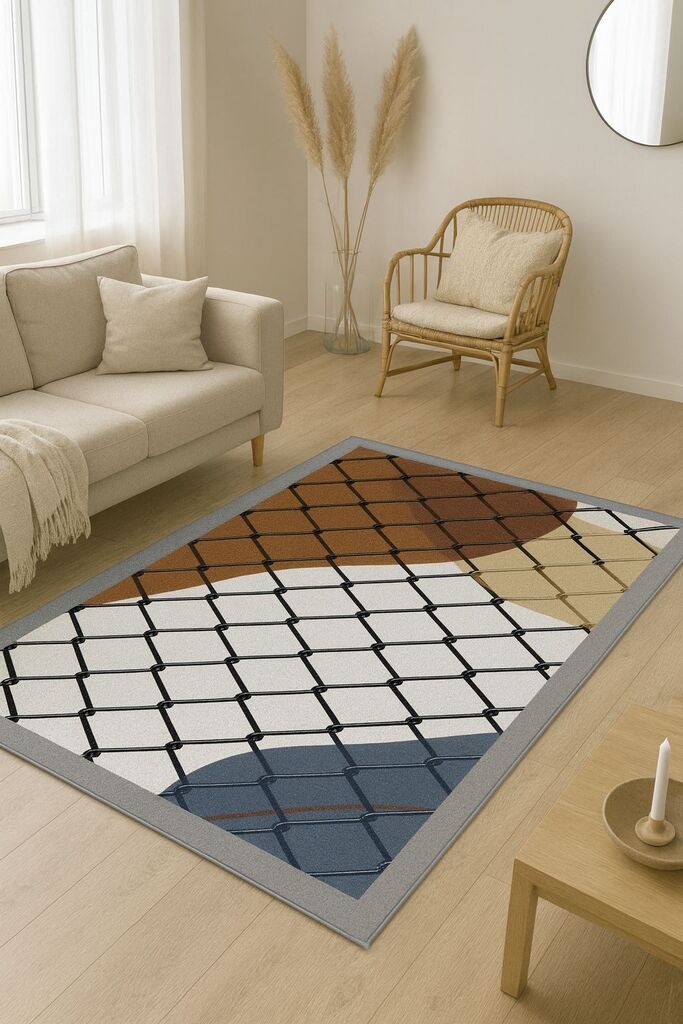 Conceptum Hypnose Tepih HM-CRP25-17, Pravougaoni, 100 x 140 cm, Šareni