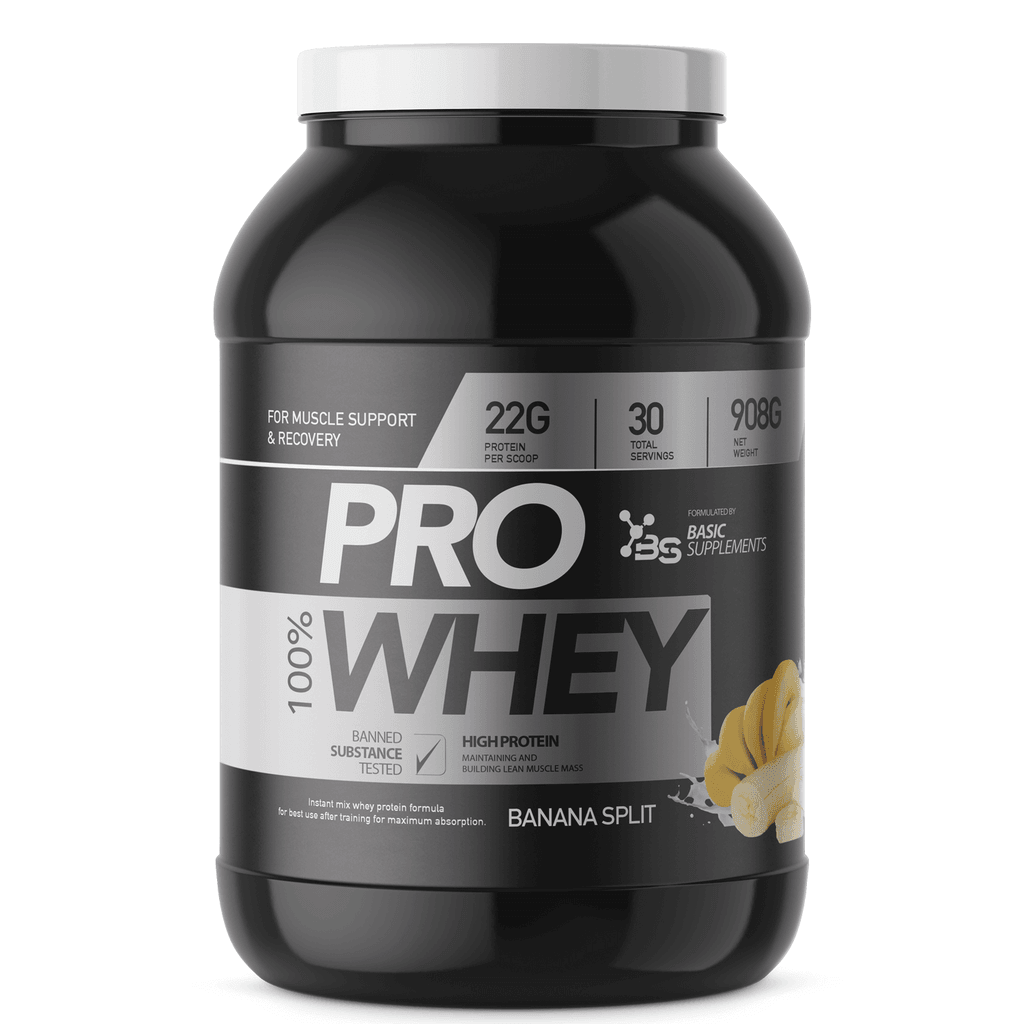 Basic Supplements PRO Whey, 908g, Banana split