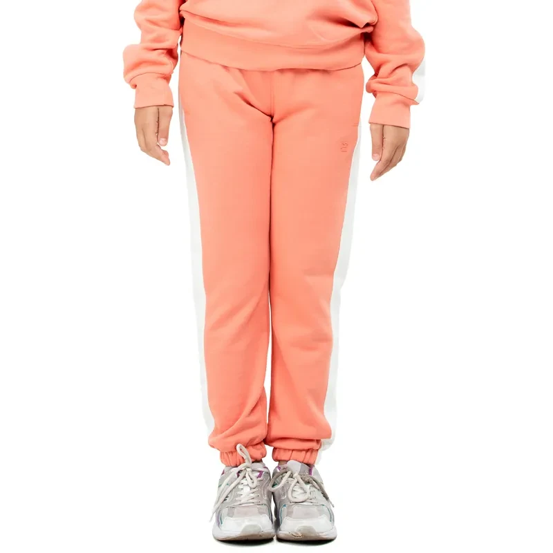 Donji dio trenerke za djevojčice Eastbound, narandžaste boje