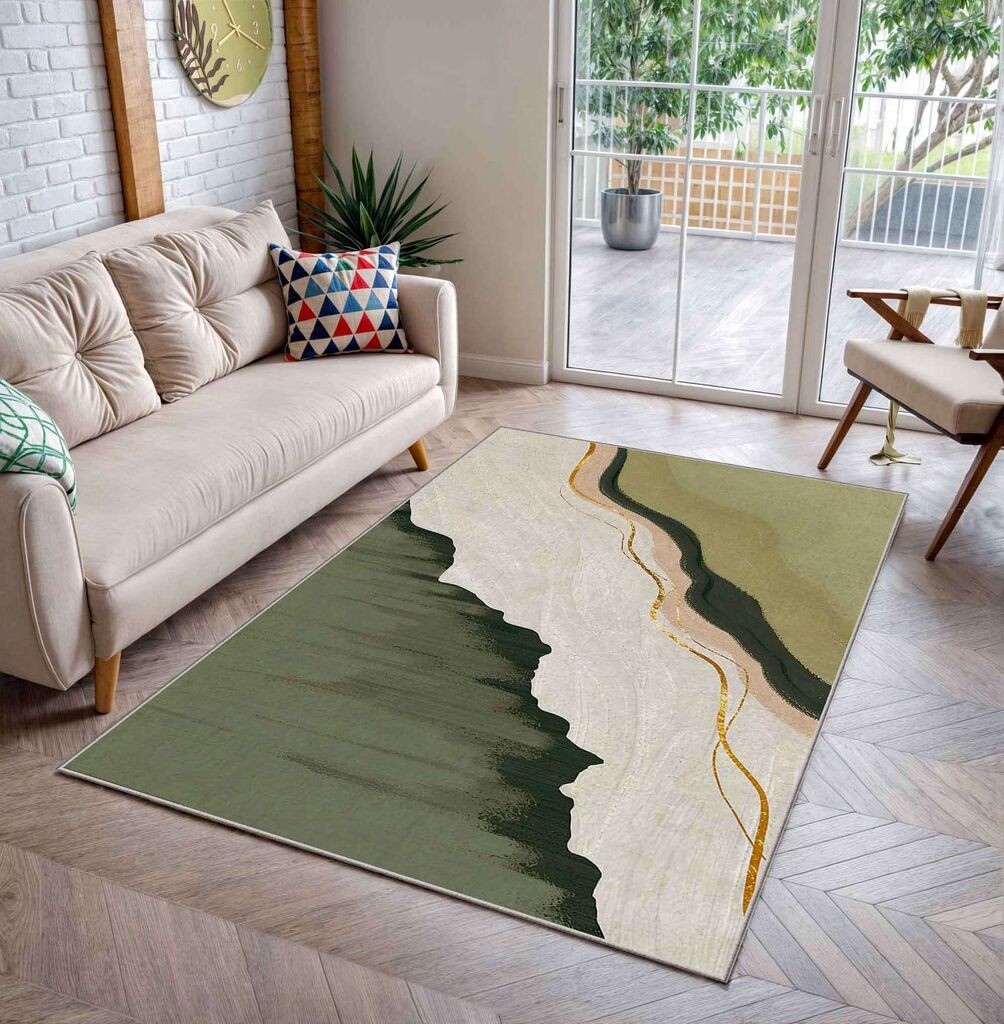 Conceptum Hypnose tepih Shml12, pravougaoni, 120 x 180 cm, maslinasto-bež