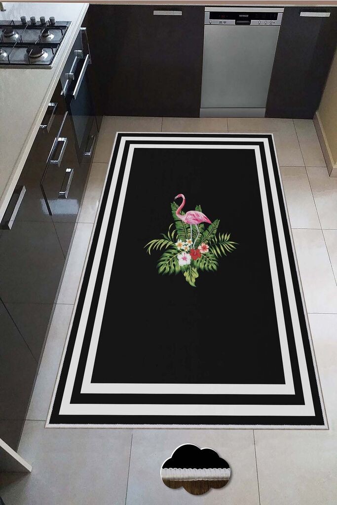 Conceptum Hypnose Tepih Hmnt540, Pravougaoni, 100 x 200 cm, Crni